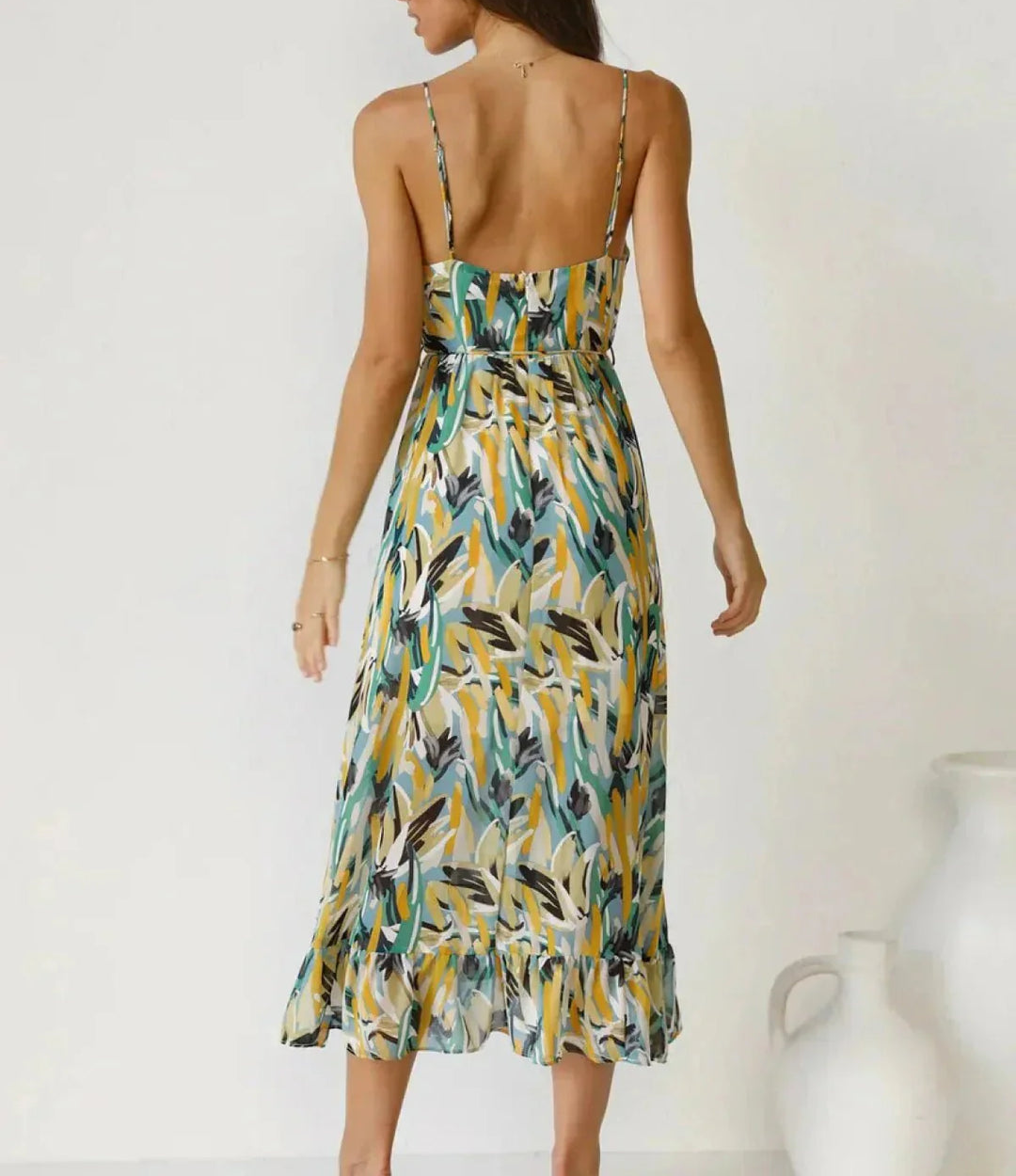 | Robe Midi Éclat Coloré