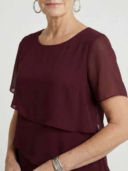 | Robe suave a mi-longueur Camille