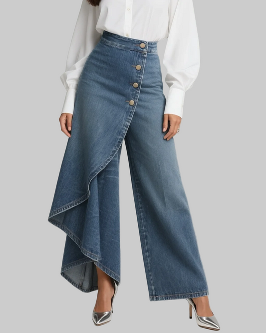 Greta - Pantalones de pierna ancha