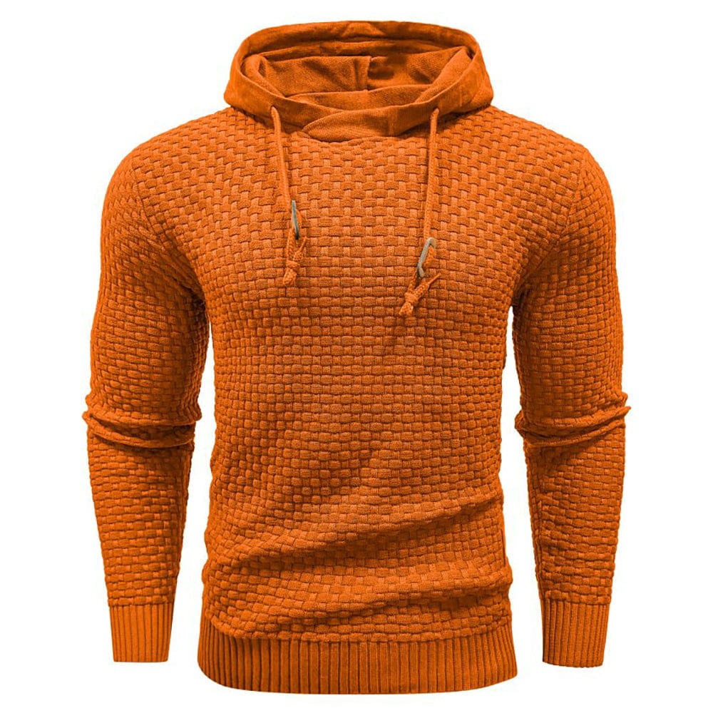 | SWEAT À CAPUCHE CLASSIQUE EN LAINE POUR HOMME