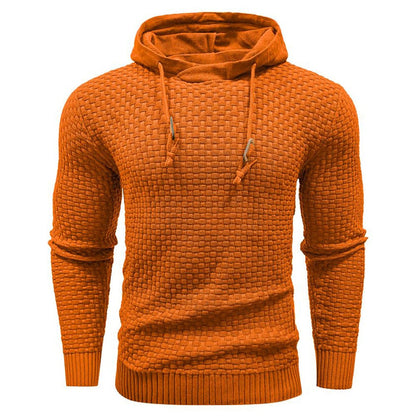 | SWEAT À CAPUCHE CLASSIQUE EN LAINE POUR HOMME