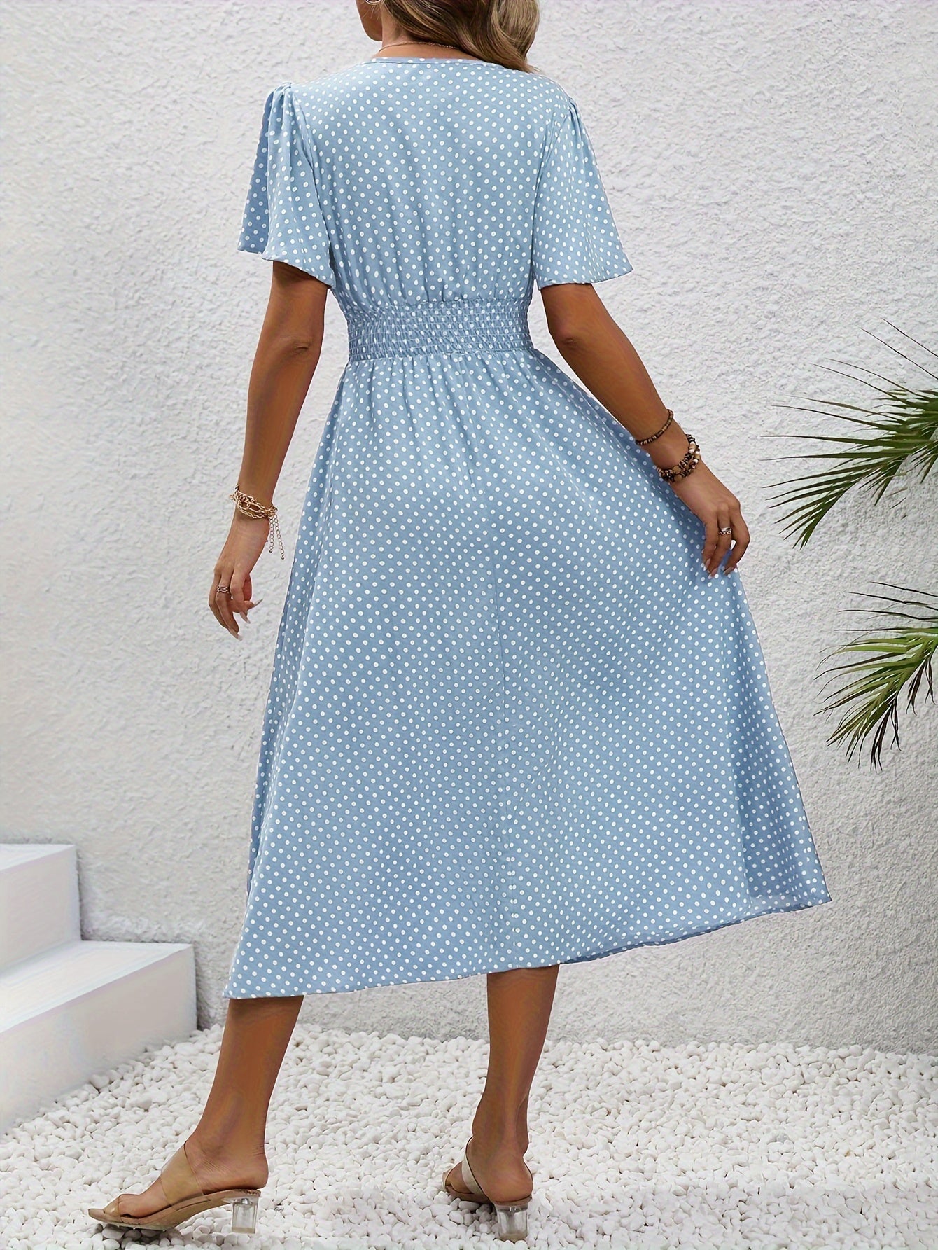 | Robe Élégante Pois Élisa