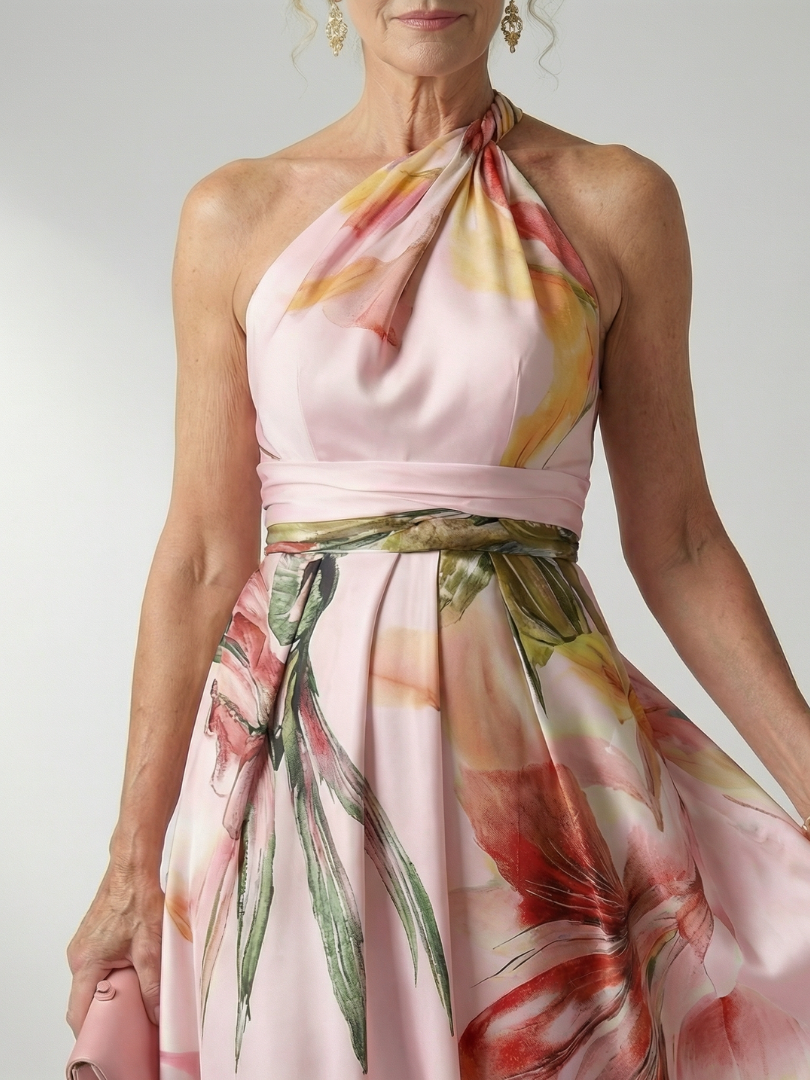 | Robe Maxi Fleurie Légère Amiel