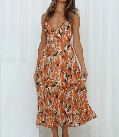 | Robe Midi Éclat Coloré