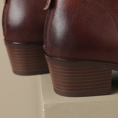 | Bottines Élégantes en Cuir
