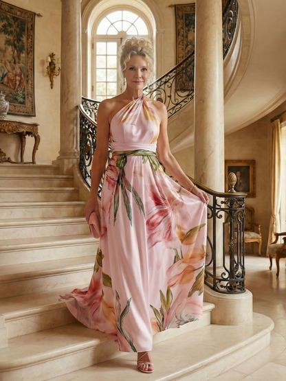 | Robe Maxi Fleurie Légère Amiel