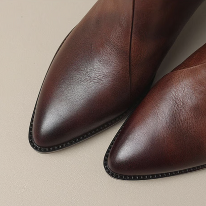 | Bottines Élégantes en Cuir