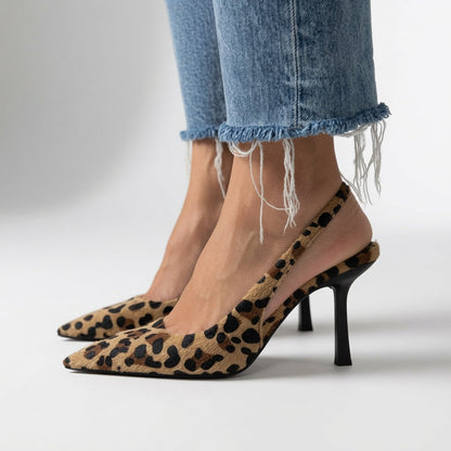 Avery™ | Tacones D'Orsay Leopardo