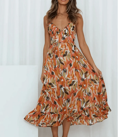 | Robe Midi Éclat Coloré