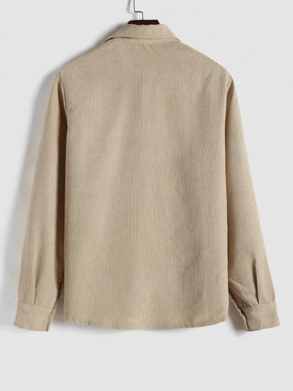| CHEMISE MANCHES LONGUES DEMI-BOUTONS POUR HOMME