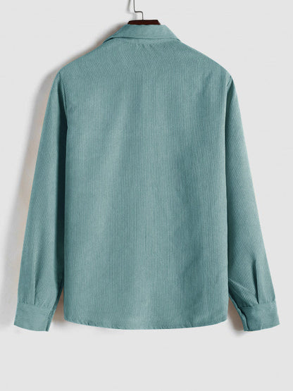 | CHEMISE MANCHES LONGUES DEMI-BOUTONS POUR HOMME