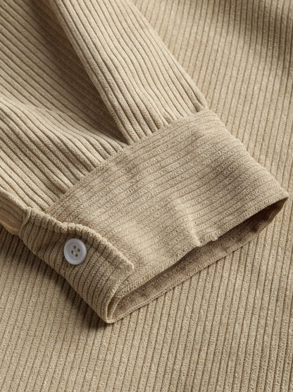 | CHEMISE MANCHES LONGUES DEMI-BOUTONS POUR HOMME