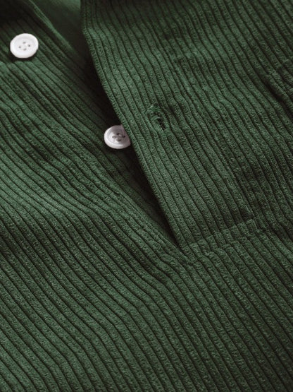 | CHEMISE MANCHES LONGUES DEMI-BOUTONS POUR HOMME