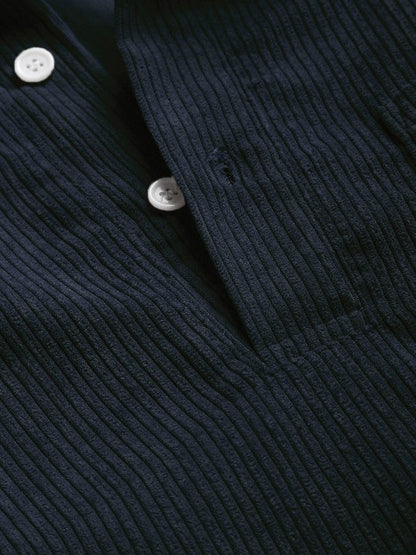 | CHEMISE MANCHES LONGUES DEMI-BOUTONS POUR HOMME