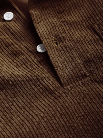 | CHEMISE MANCHES LONGUES DEMI-BOUTONS POUR HOMME