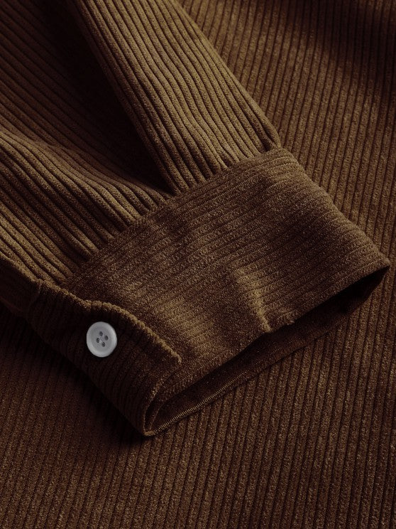 | CHEMISE MANCHES LONGUES DEMI-BOUTONS POUR HOMME