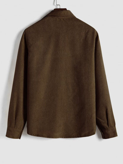 | CHEMISE MANCHES LONGUES DEMI-BOUTONS POUR HOMME
