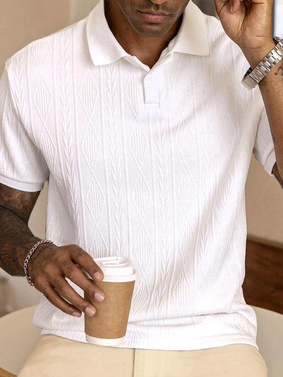 | POLO CASUAL ÉTÉ AVEC BOUTONS