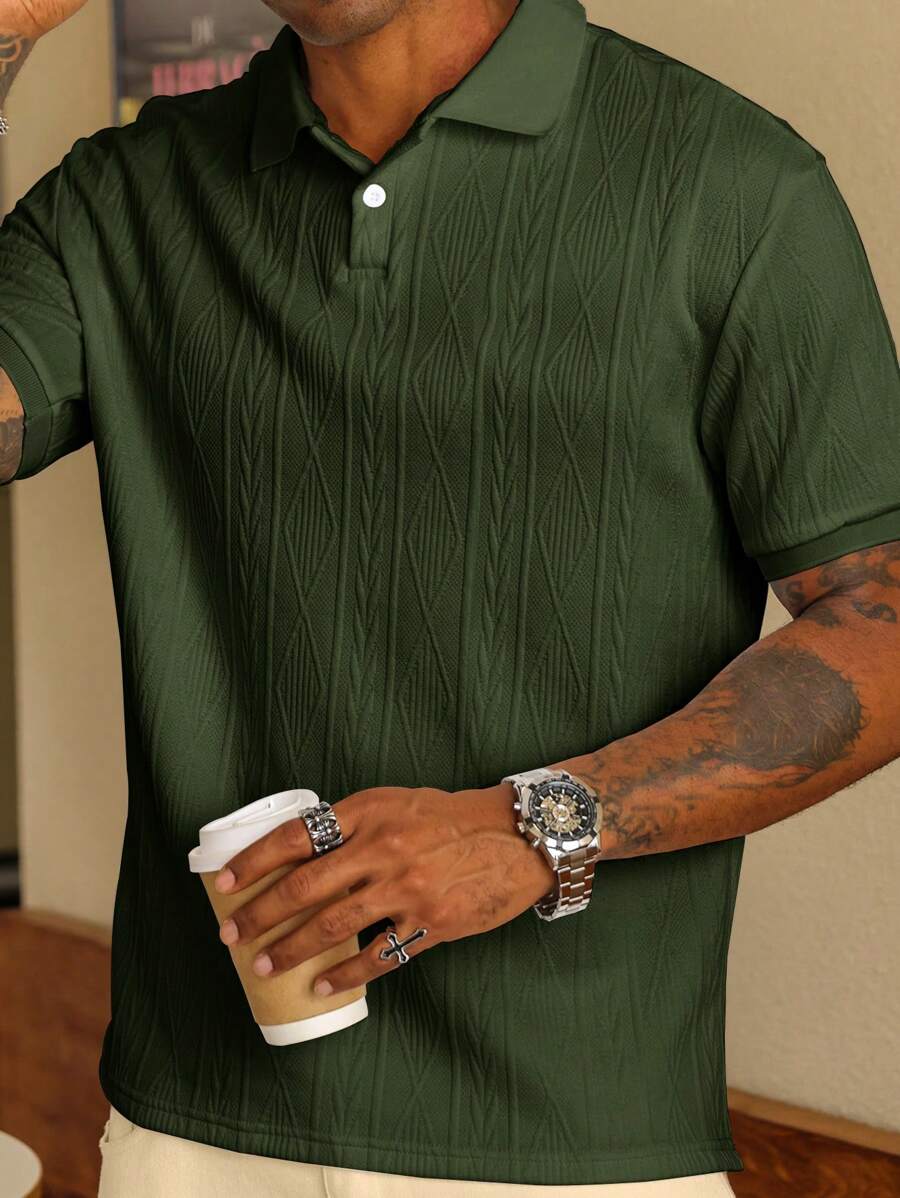 | POLO CASUAL ÉTÉ AVEC BOUTONS