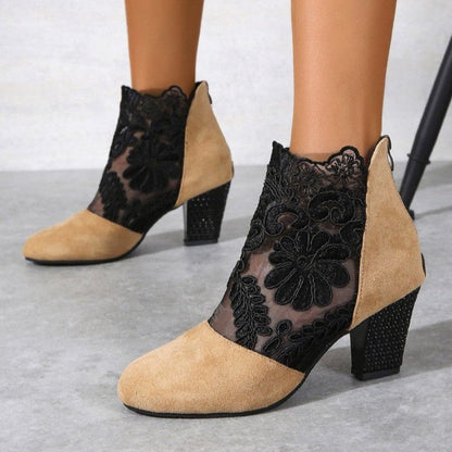 Zapatos de Verano Elegantes con Encaje para Mujer
