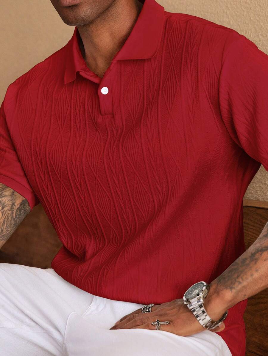 | POLO CASUAL ÉTÉ AVEC BOUTONS