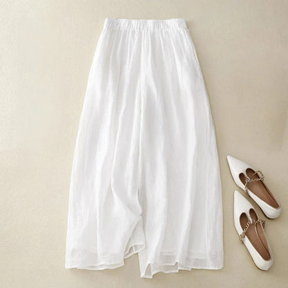| PANTALONS EN LIN ÉLÉGANTS