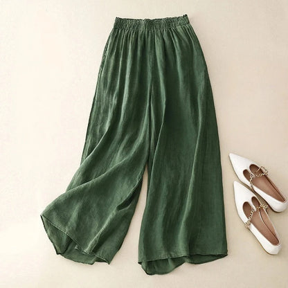 | PANTALONS EN LIN ÉLÉGANTS