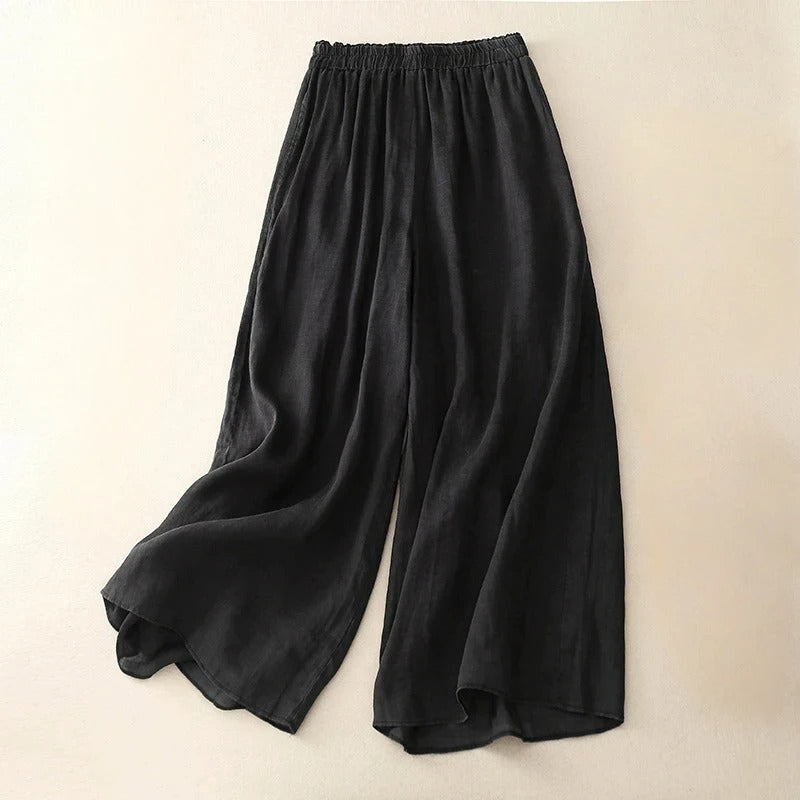 | PANTALONS EN LIN ÉLÉGANTS