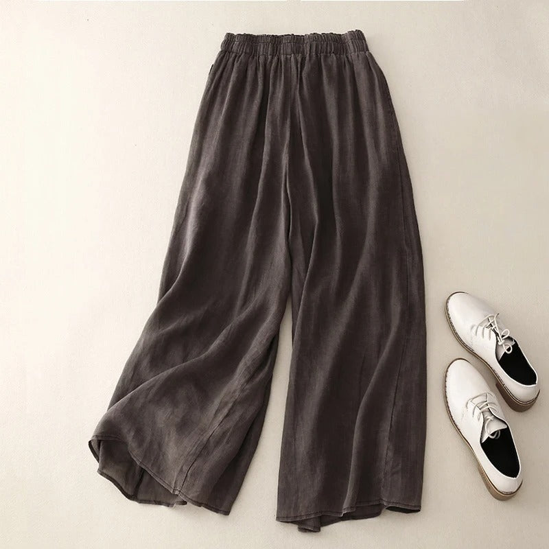 | PANTALONS EN LIN ÉLÉGANTS
