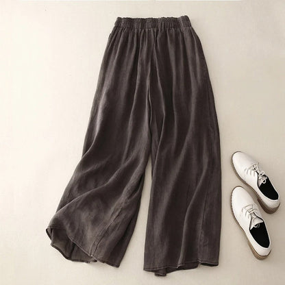 | PANTALONS EN LIN ÉLÉGANTS