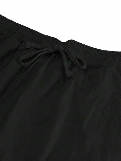 | PANTALON LÉGER EN LIN AVEC CORDON
