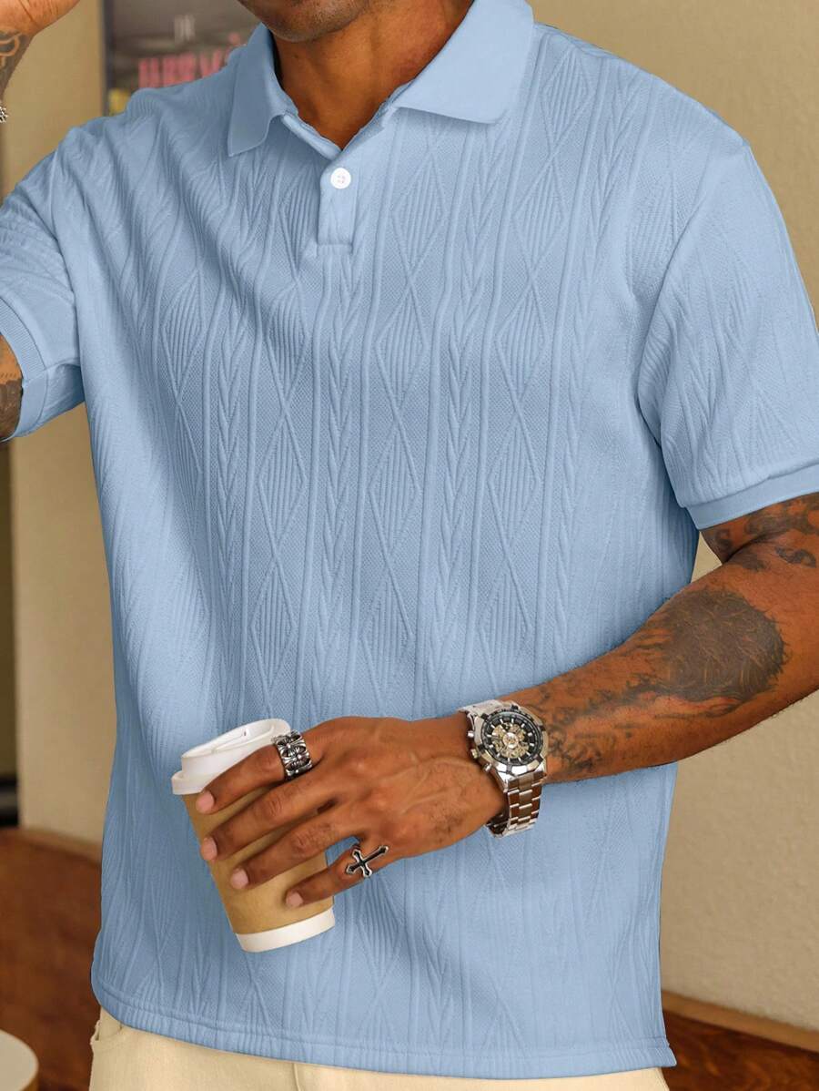 | POLO CASUAL ÉTÉ AVEC BOUTONS