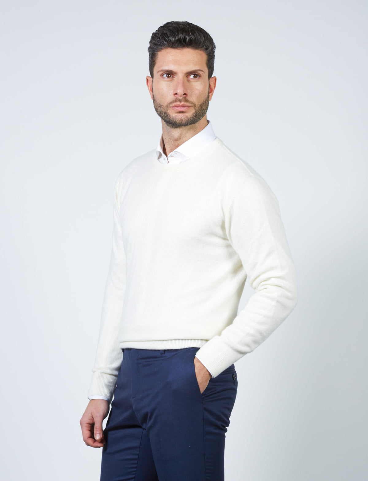 Kory – Jersey Hombre Cuello Redondo Elegante