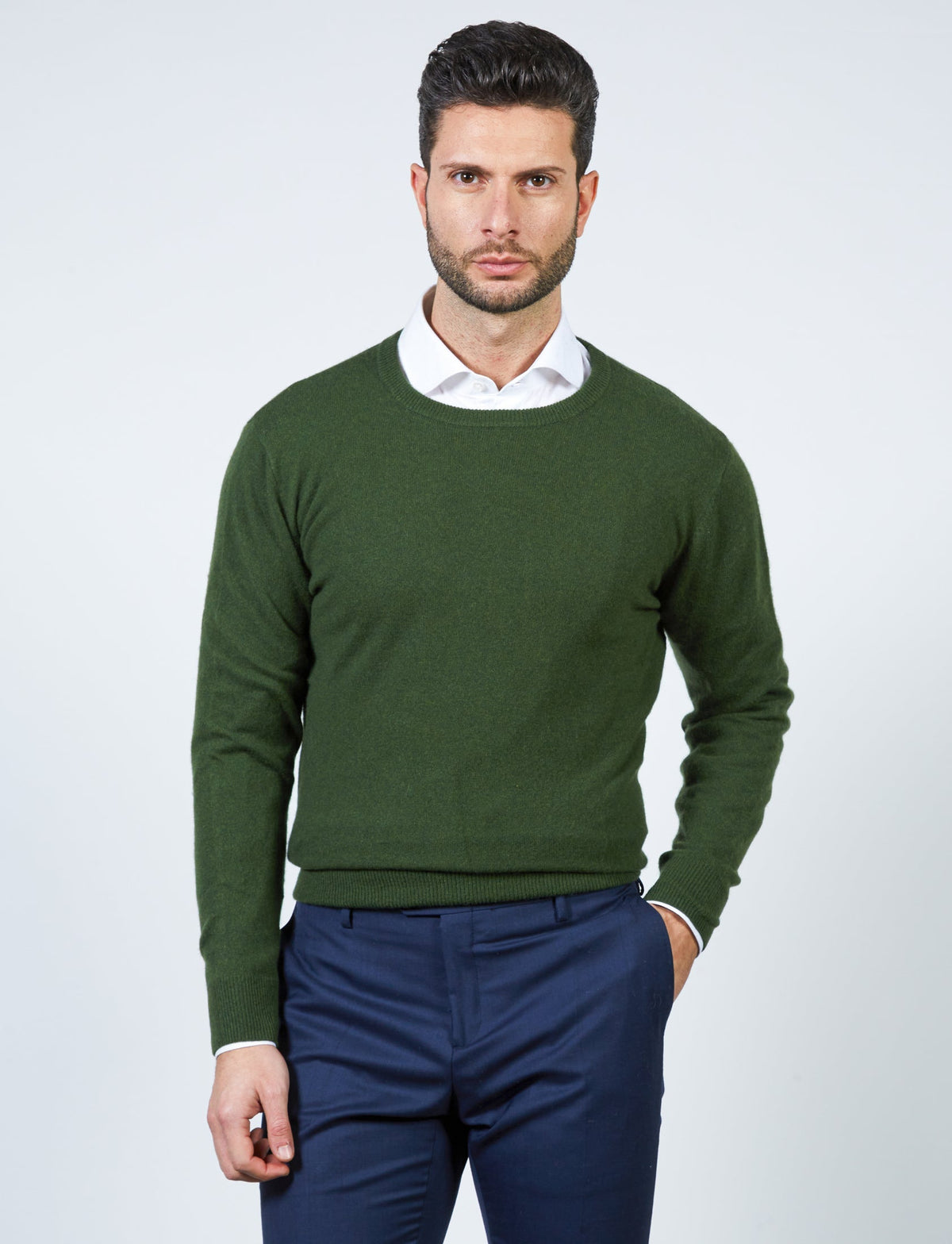 Kory – Jersey Hombre Cuello Redondo Elegante