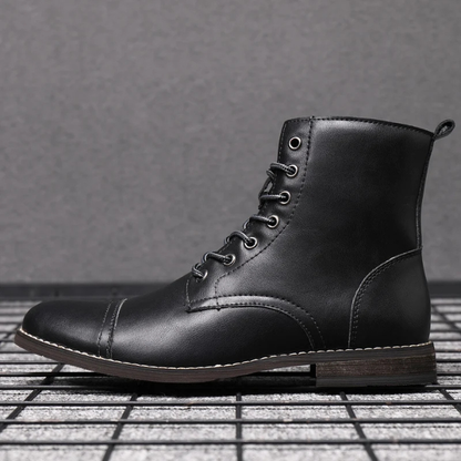 | BOTTES DE VILLE BRUNIES POUR HOMME