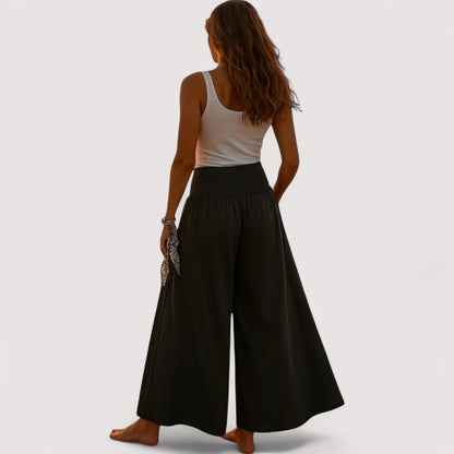 Merete - Pantalones de talle alto