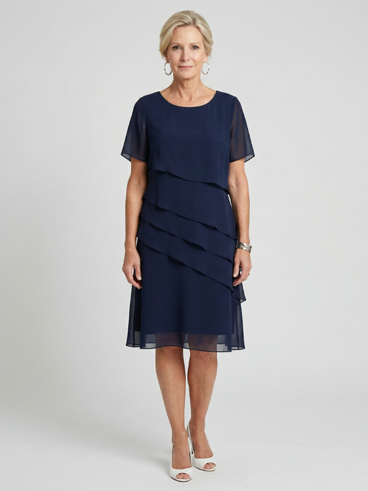| Robe suave a mi-longueur Camille