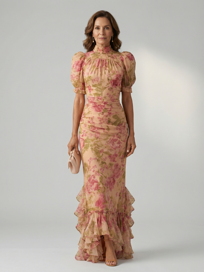 | Robe Maxi a Col Montant Dox Vianne