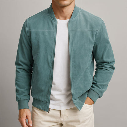 | VESTE EN CUIR SUEDE URBAINE