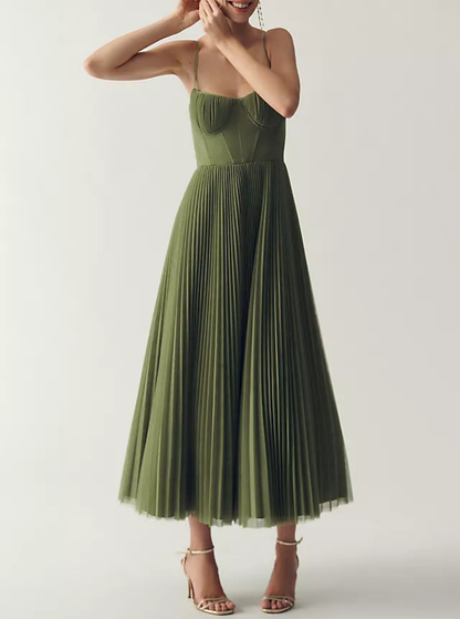 | Robe en tulle drapée élégamment