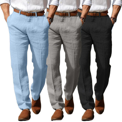 | PANTALON HOMME LUXE EN LIN PREMIUM