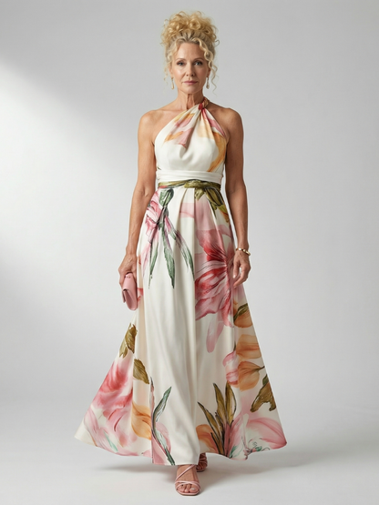 | Robe Maxi Fleurie Légère Amiel