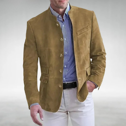 | VESTE EN CUIR SUEDE