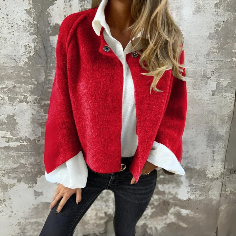 Chaqueta acogedora y elegante con forro