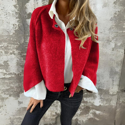Chaqueta acogedora y elegante con forro