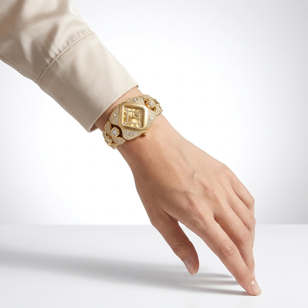 Reloj Zélavine™ con Cristales – Elegancia Atemporal
