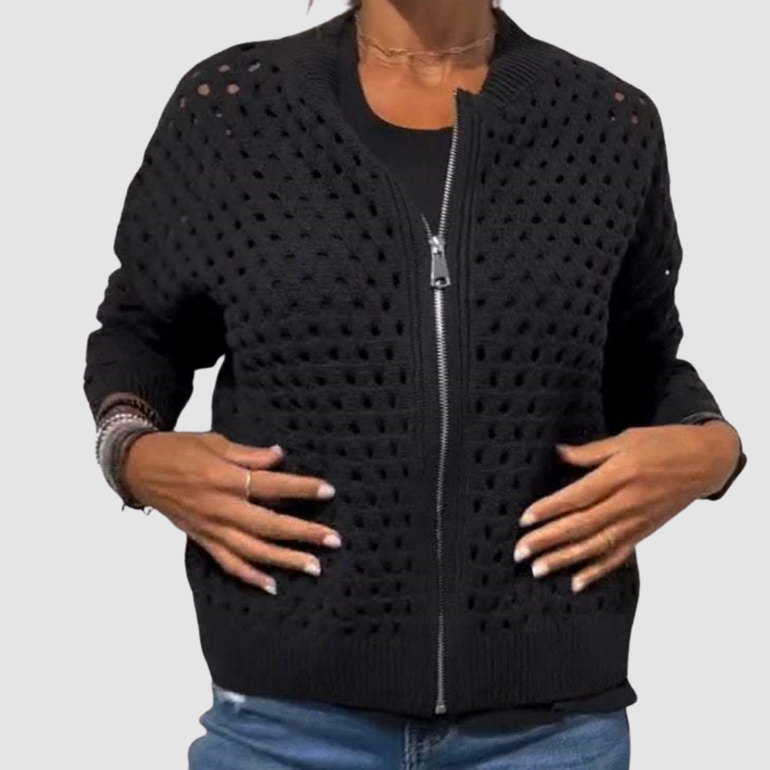 | Chaquya de Punto Calado con Cremallera Charlotte