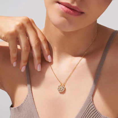 Trèflette™ — Collar Colgante Trébol Cristales Estuche Regalo