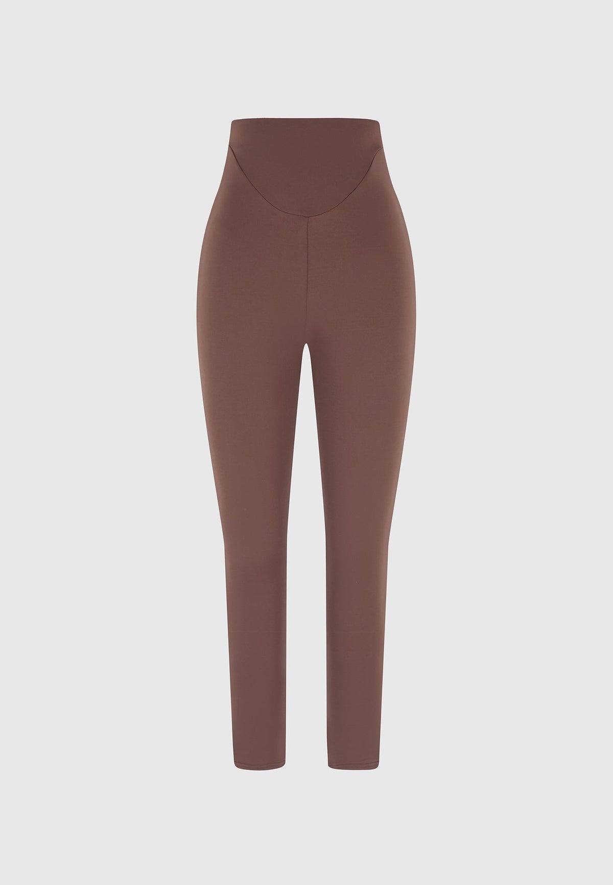 Rachele - Leggings Marrones de Cintura Alta Moldeadores