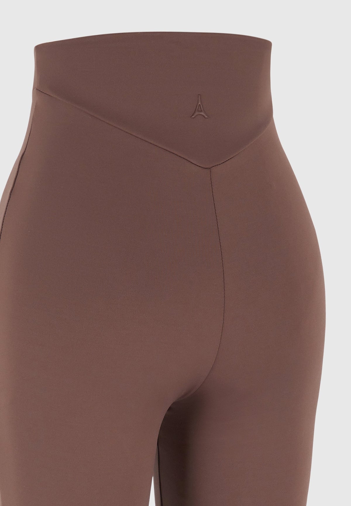Rachele - Leggings Marrones de Cintura Alta Moldeadores